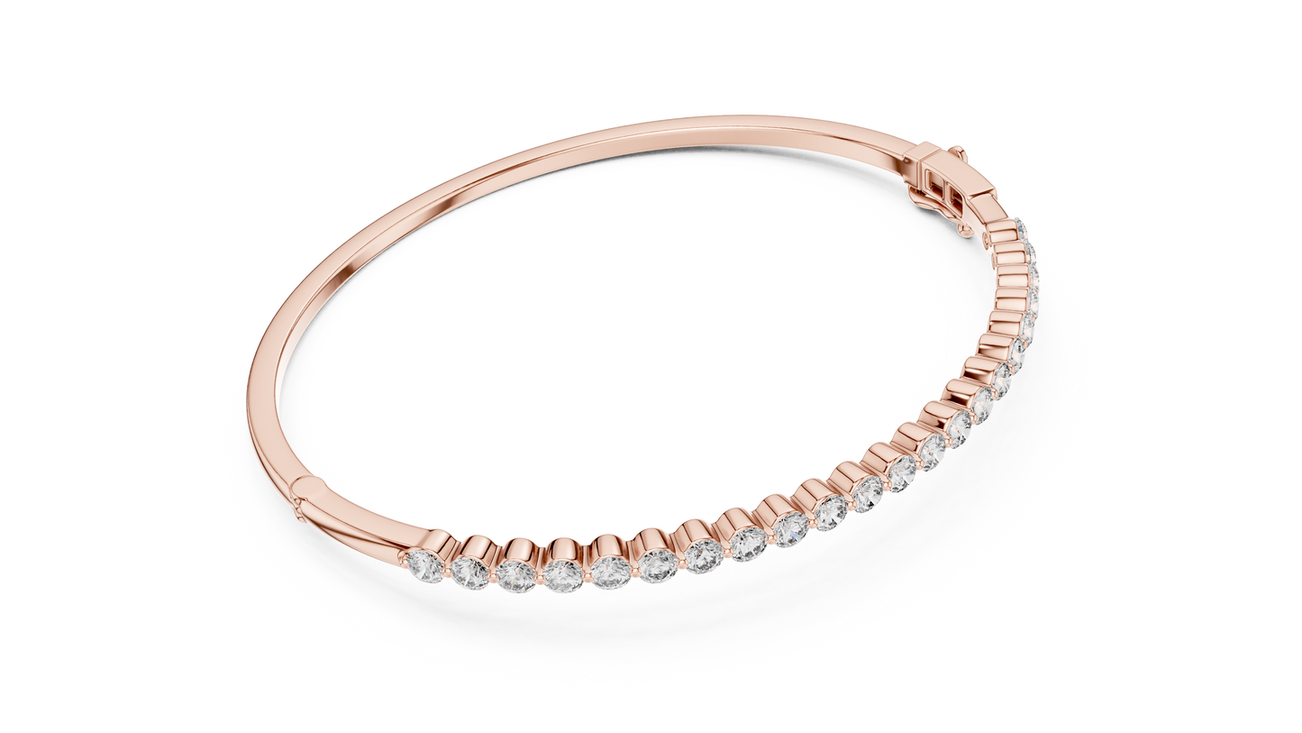 JÄGER JEWEL Infinite Line Diamond Bangle – JÄGER Metal