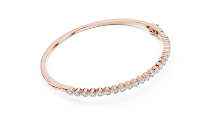 JÄGER JEWEL Infinite Line Diamond Bangle – JÄGER Metal