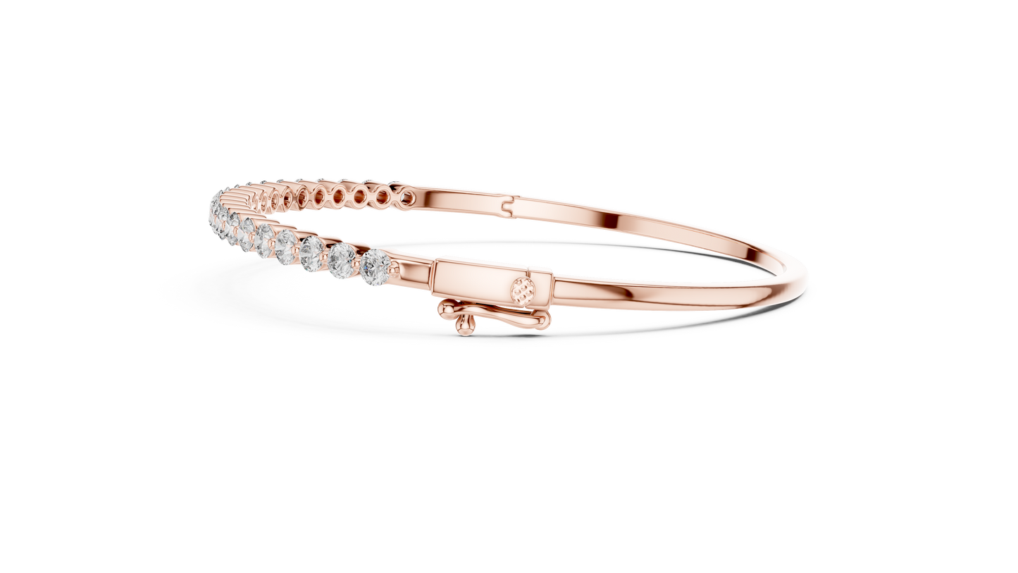 JÄGER JEWEL Infinite Line Diamond Bangle – JÄGER Metal