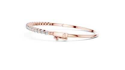 JÄGER JEWEL Infinite Line Diamond Bangle – JÄGER Metal