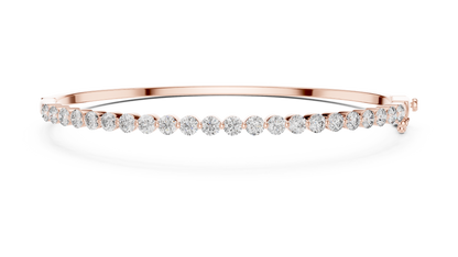 JÄGER JEWEL Infinite Line Diamond Bangle – JÄGER Metal