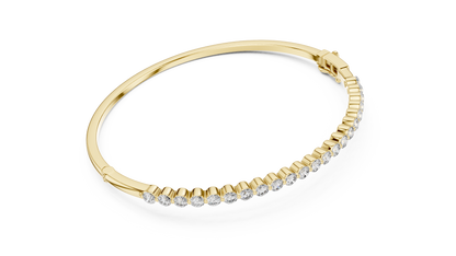 JÄGER JEWEL Infinite Line Diamond Bangle – JÄGER Metal