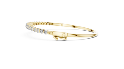 JÄGER JEWEL Infinite Line Diamond Bangle – JÄGER Metal