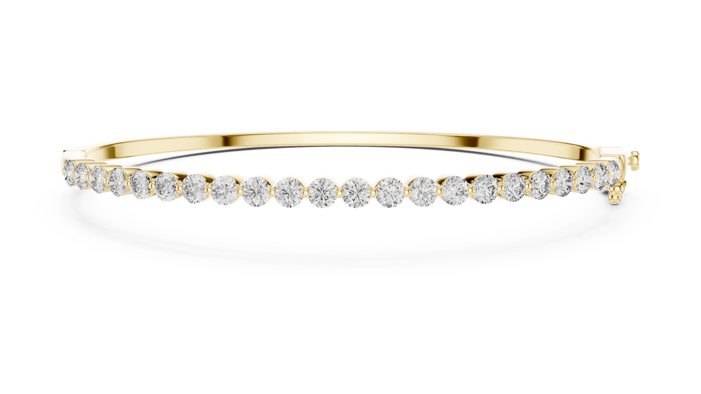 JÄGER JEWEL Infinite Line Diamond Bangle – JÄGER Metal