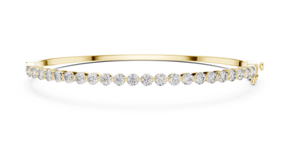JÄGER JEWEL Infinite Line Diamond Bangle – JÄGER Metal