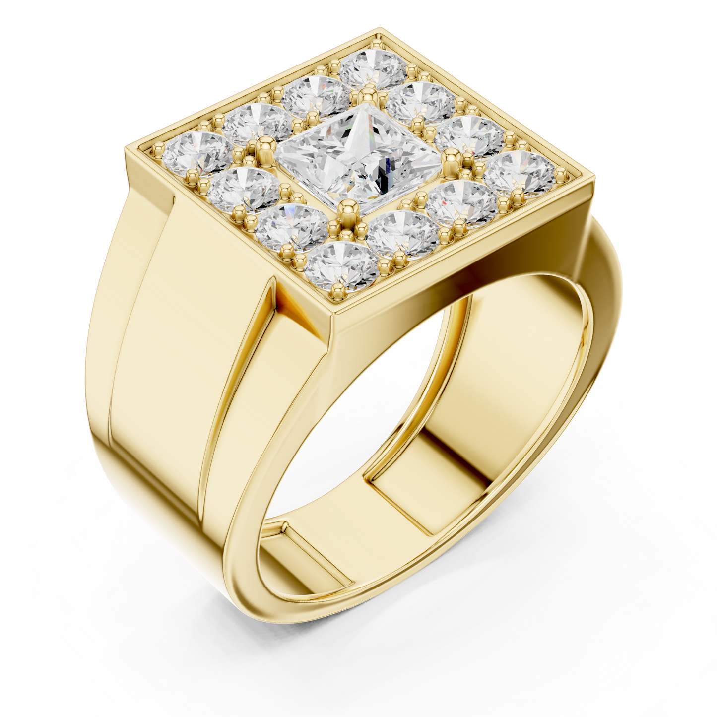 JÄGER JEWEL Sovereign Square Men’s Ring – JÄGER Metal