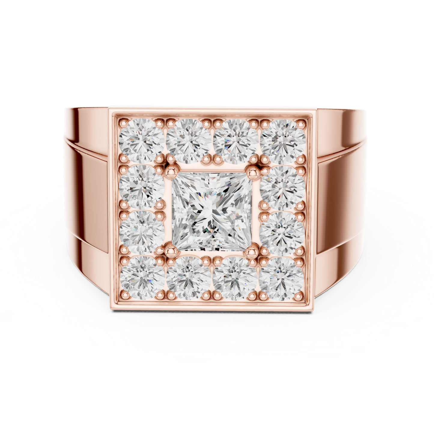 JÄGER JEWEL Sovereign Square Men’s Ring – JÄGER Metal