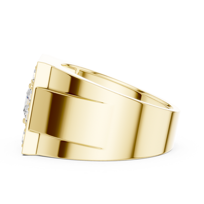 JÄGER JEWEL Sovereign Square Men’s Ring – JÄGER Metal