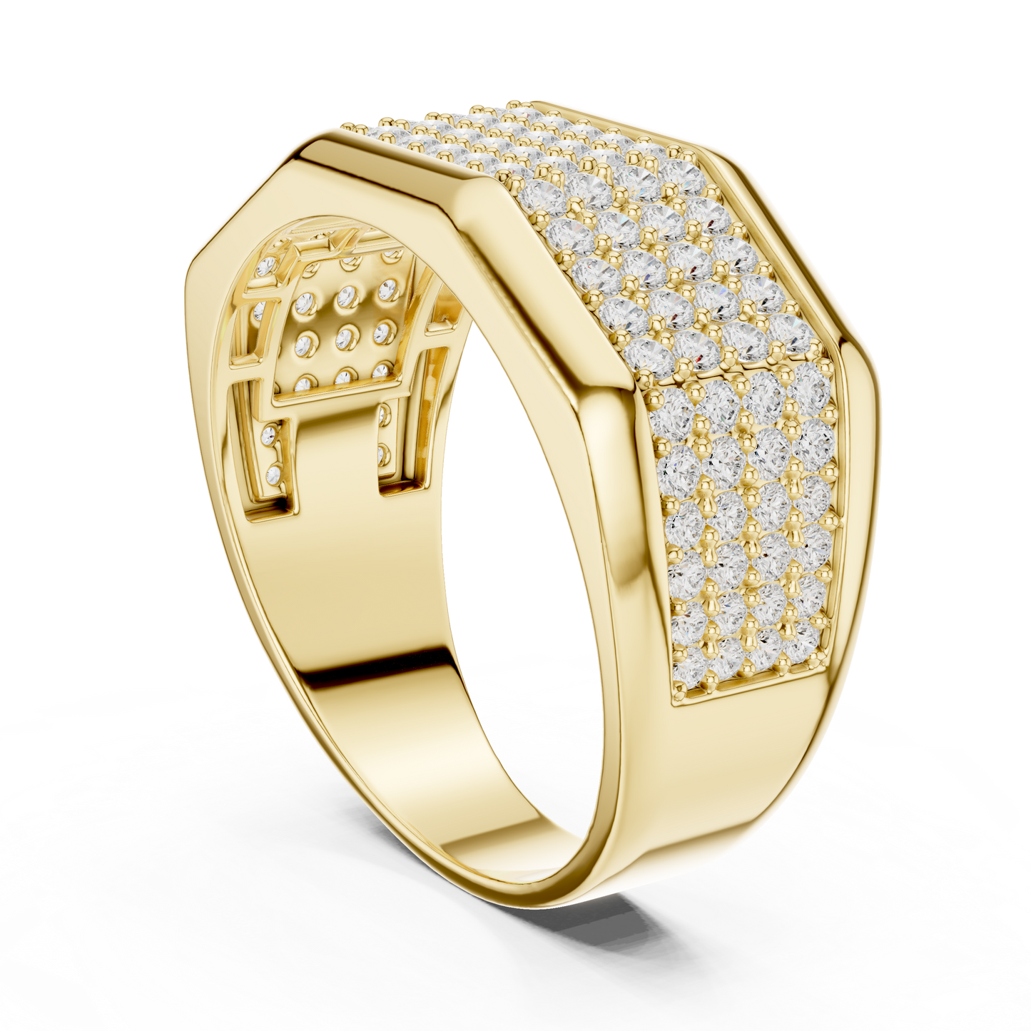 JÄGER JEWEL Sovereign Pavé Band – JÄGER Metal