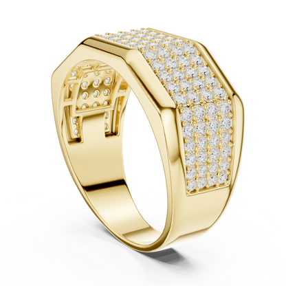 JÄGER JEWEL Sovereign Pavé Band – JÄGER Metal