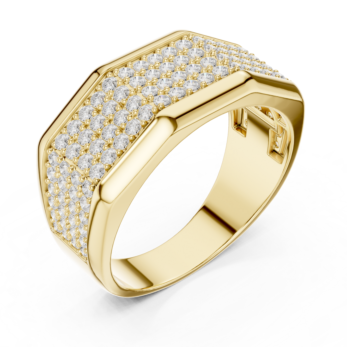 JÄGER JEWEL Sovereign Pavé Band – JÄGER Metal