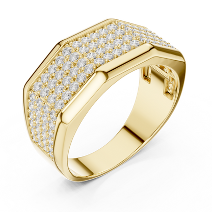 JÄGER JEWEL Sovereign Pavé Band – JÄGER Metal