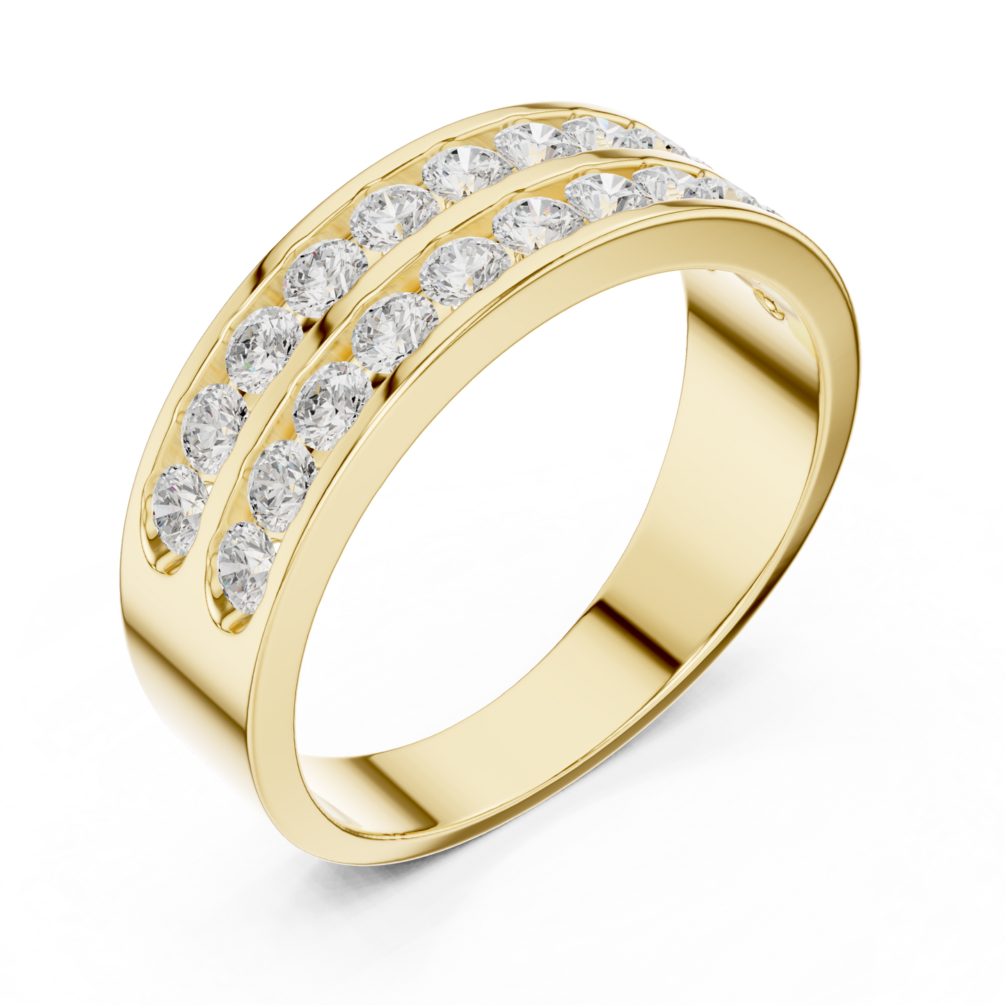 JÄGER JEWEL Dual Row Eternity Band – JÄGER Metal