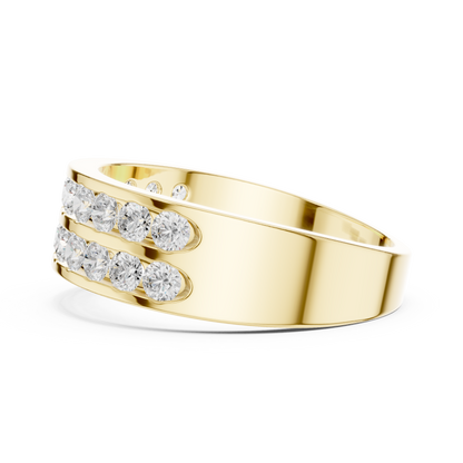 JÄGER JEWEL Dual Row Eternity Band – JÄGER Metal