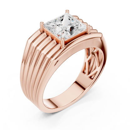 JÄGER JEWEL Sovereign Ridge Diamond Ring – JÄGER Metal