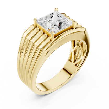 JÄGER JEWEL Sovereign Ridge Diamond Ring – JÄGER Metal