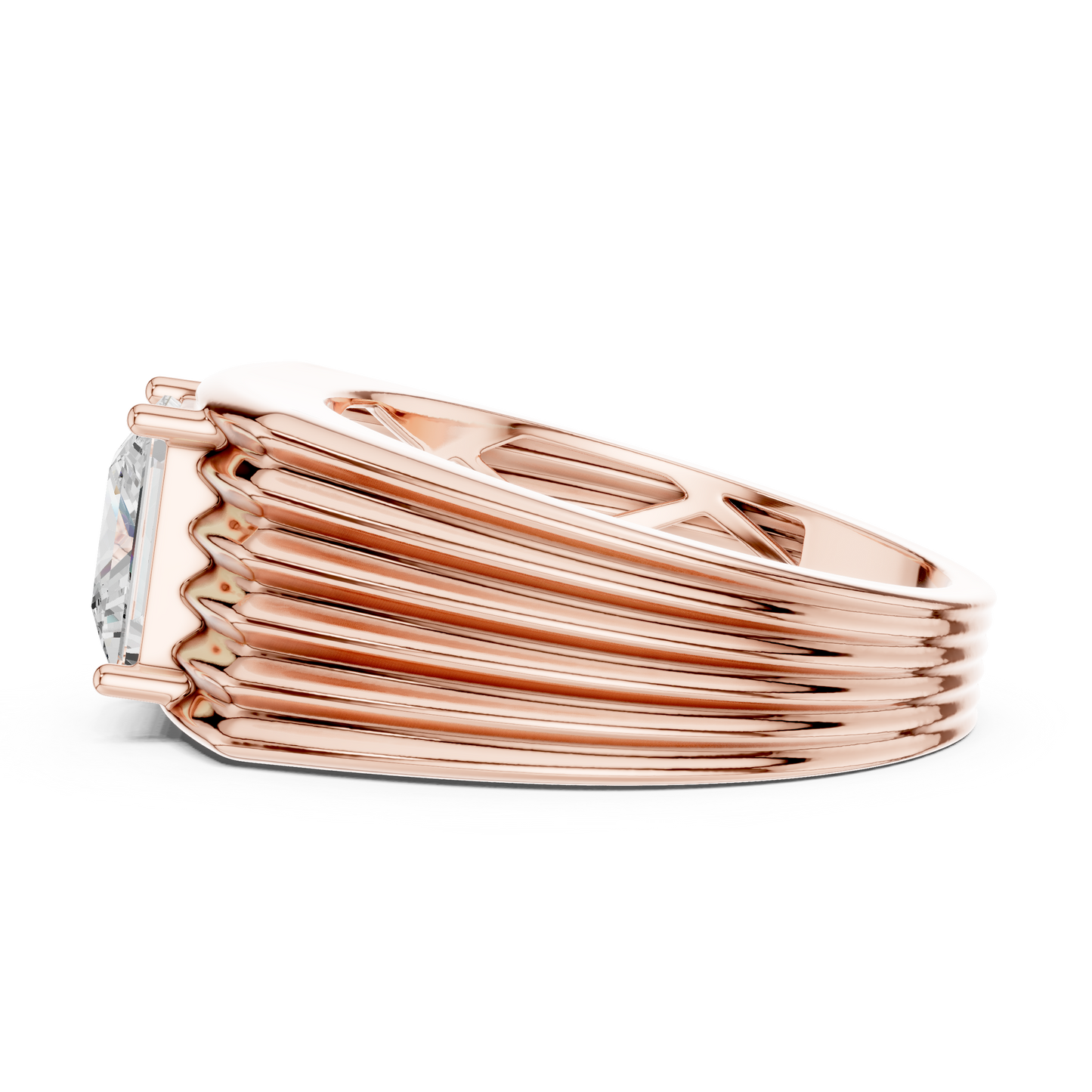 JÄGER JEWEL Sovereign Ridge Diamond Ring – JÄGER Metal