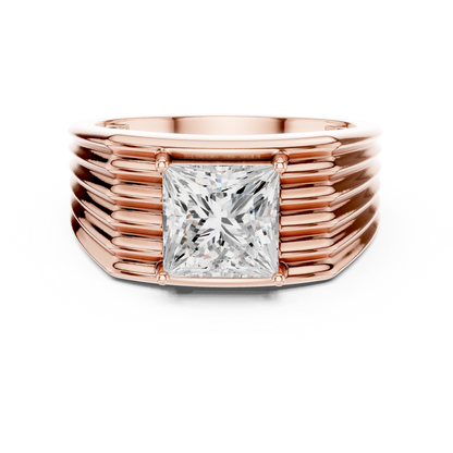 JÄGER JEWEL Sovereign Ridge Diamond Ring – JÄGER Metal