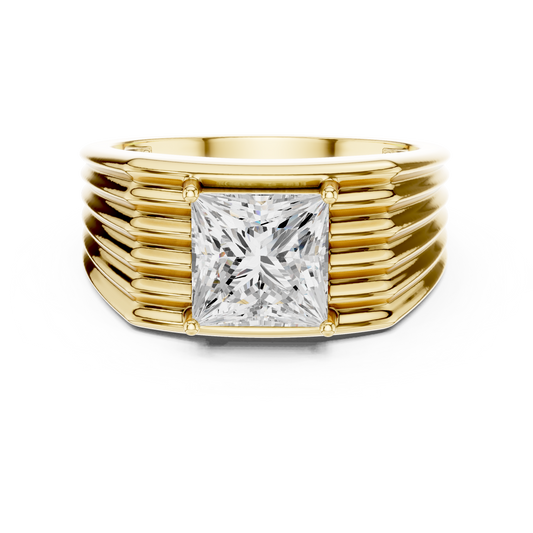 JÄGER JEWEL Sovereign Ridge Diamond Ring – JÄGER Metal