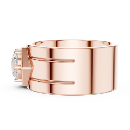 JÄGER JEWEL Hexa Sovereign Diamond Ring – JÄGER Metal