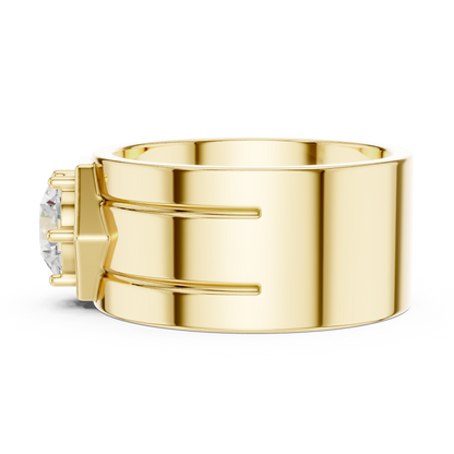 JÄGER JEWEL Hexa Sovereign Diamond Ring – JÄGER Metal