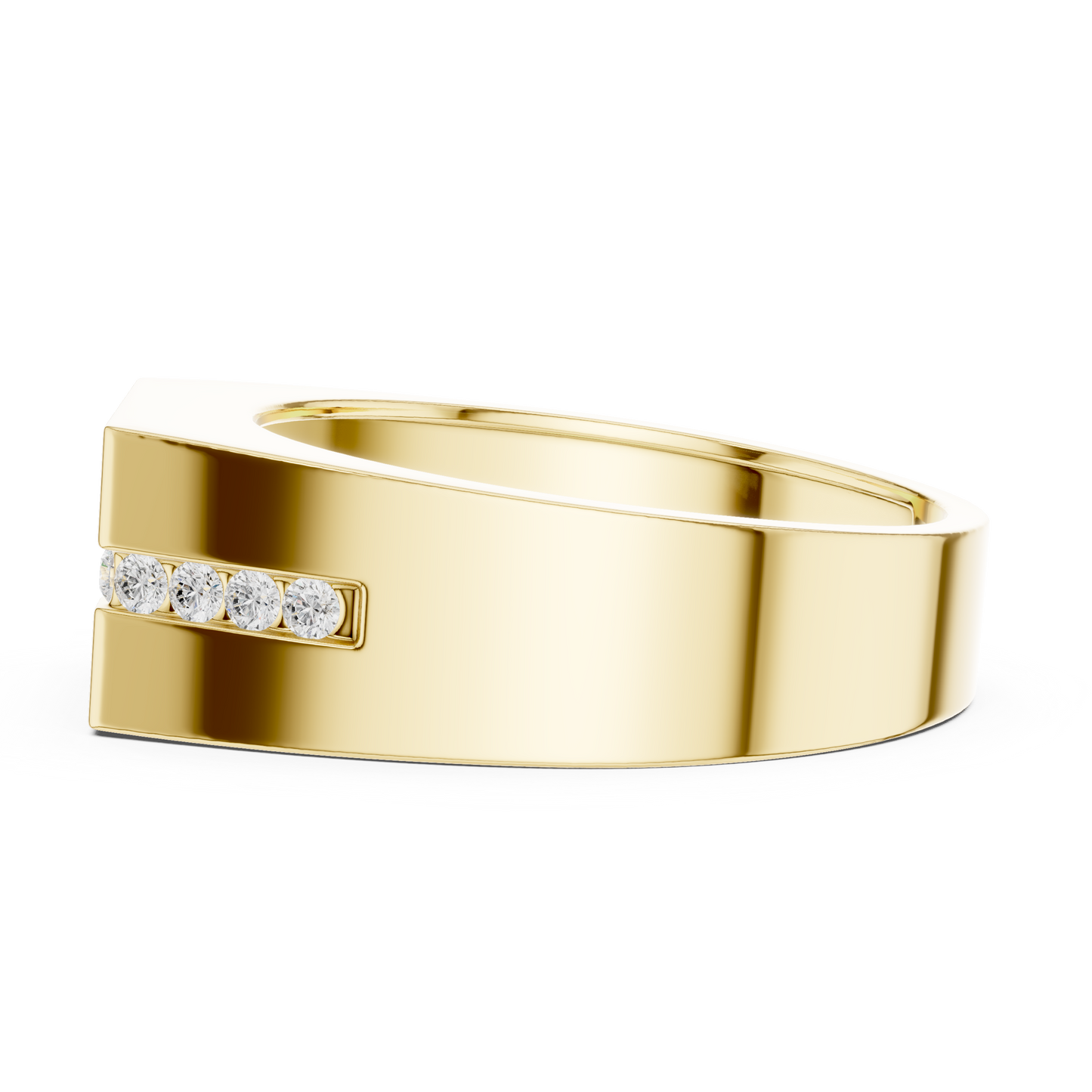 JÄGER JEWEL Linear Crest Diamond Ring – JÄGER Metal