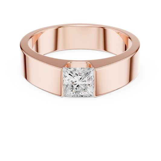 JÄGER JEWEL Pure Edge Solitaire Ring – JÄGER Metal