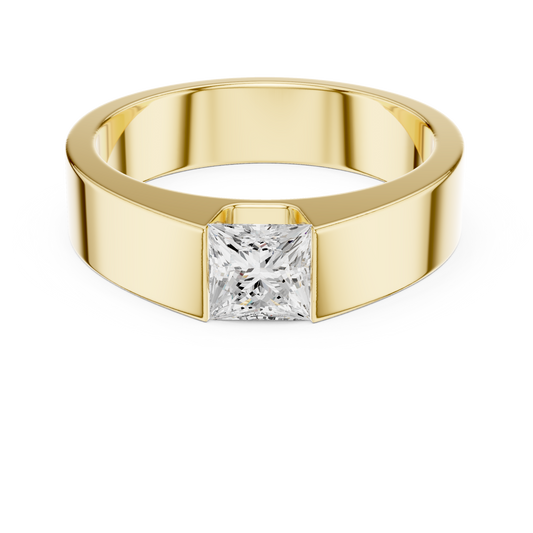 JÄGER JEWEL Pure Edge Solitaire Ring – JÄGER Metal