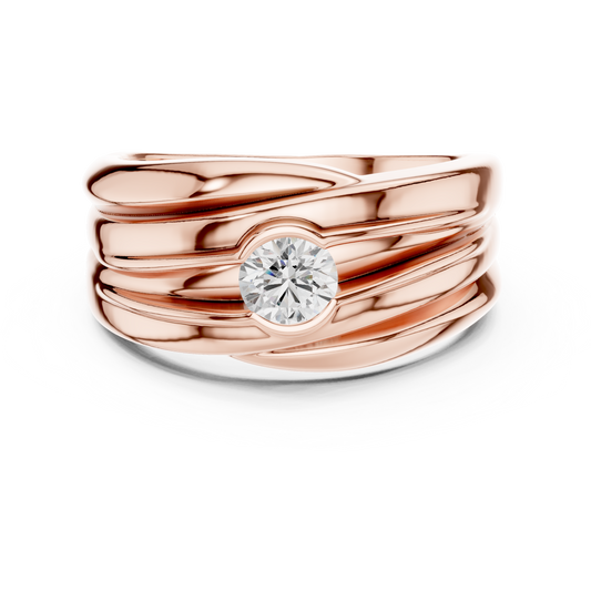 JÄGER JEWEL Flowline Solitaire Ring – JÄGER Metal