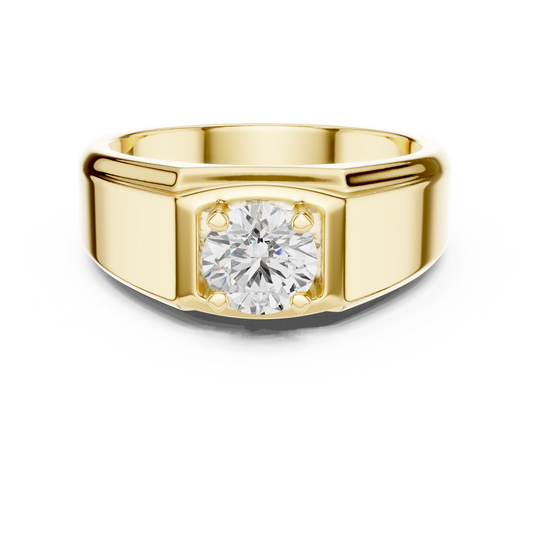 JÄGER JEWEL Bold Solitaire Ring – JÄGER Metal
