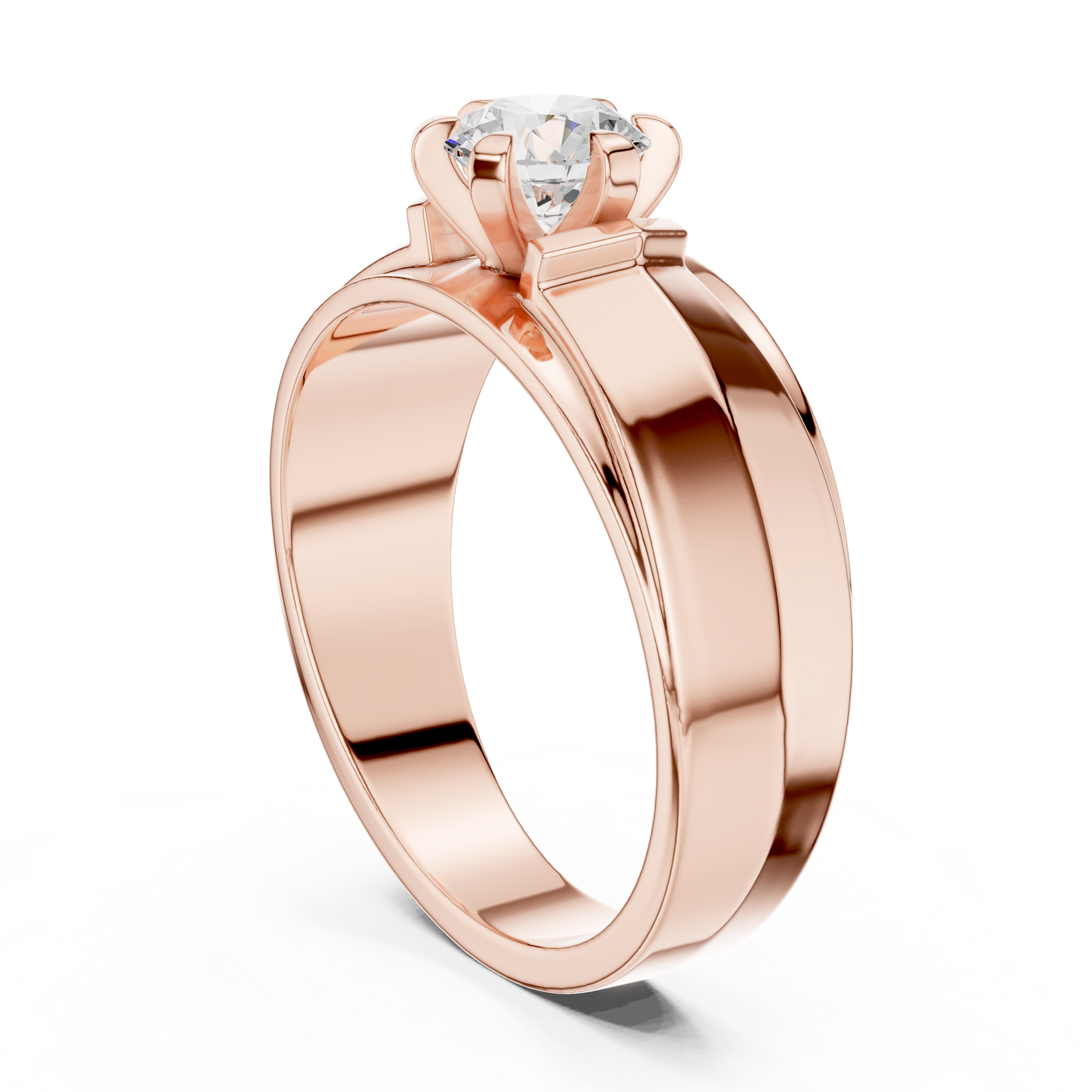 JÄGER JEWEL Imperial Rise Solitaire Ring – JÄGER Metal