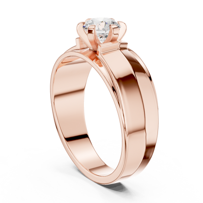 JÄGER JEWEL Imperial Rise Solitaire Ring – JÄGER Metal
