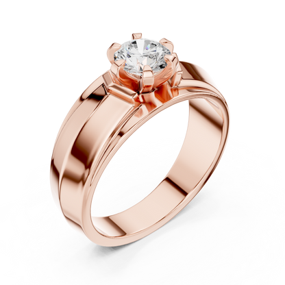 JÄGER JEWEL Imperial Rise Solitaire Ring – JÄGER Metal