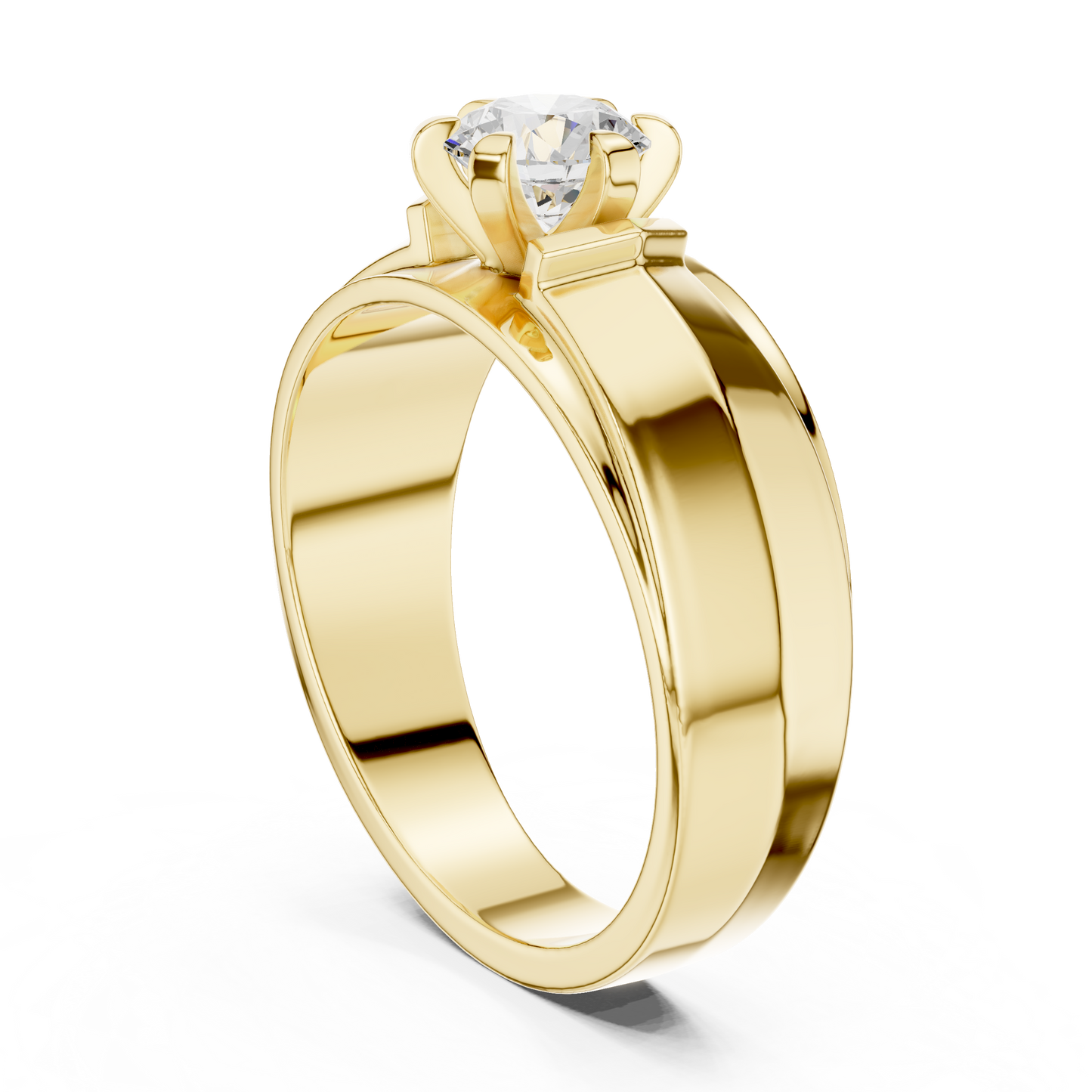 JÄGER JEWEL Imperial Rise Solitaire Ring – JÄGER Metal