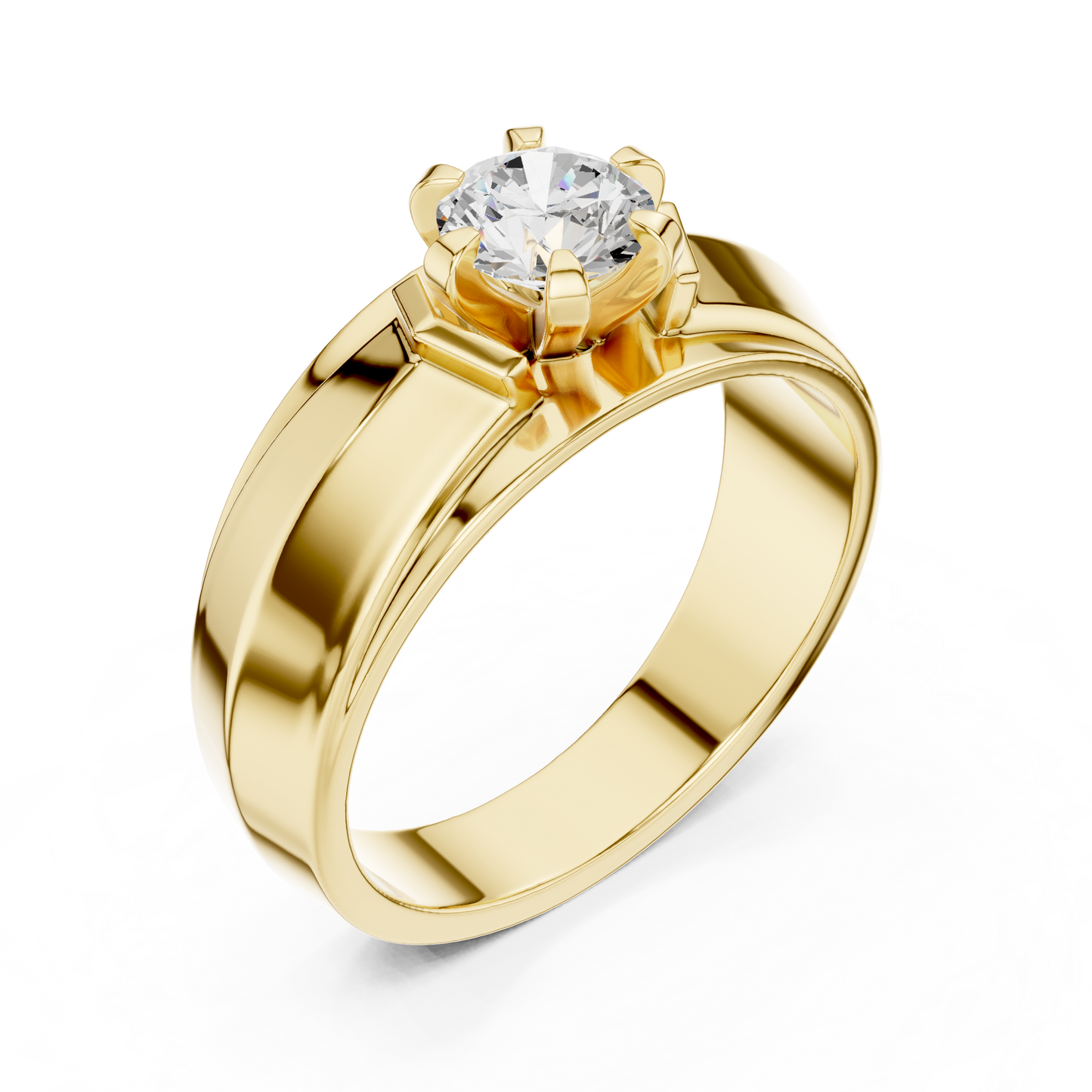 JÄGER JEWEL Imperial Rise Solitaire Ring – JÄGER Metal