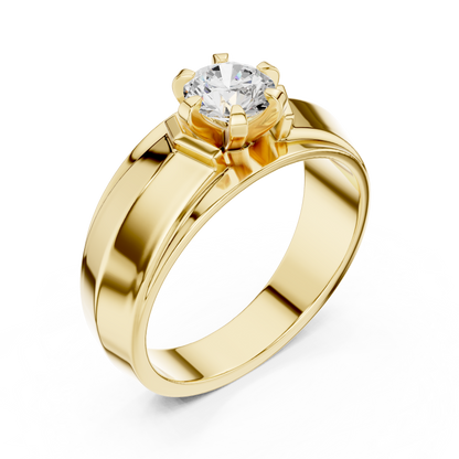 JÄGER JEWEL Imperial Rise Solitaire Ring – JÄGER Metal