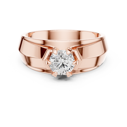 JÄGER JEWEL Imperial Rise Solitaire Ring – JÄGER Metal