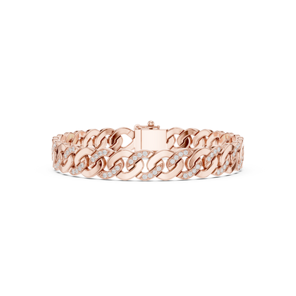 JÄGER JEWEL Sovereign Link Diamond Bracelet – JÄGER Metal