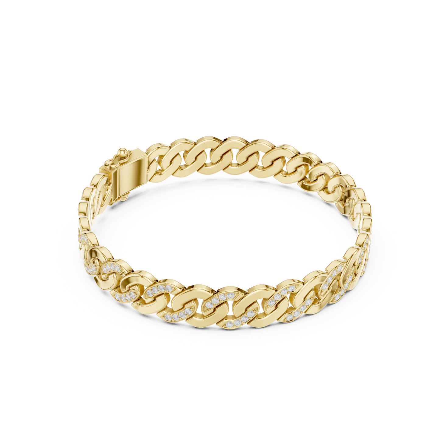 JÄGER JEWEL Sovereign Link Diamond Bracelet – JÄGER Metal