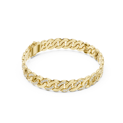 JÄGER JEWEL Sovereign Link Diamond Bracelet – JÄGER Metal
