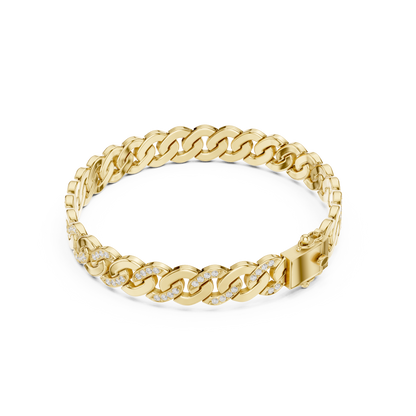 JÄGER JEWEL Sovereign Link Diamond Bracelet – JÄGER Metal
