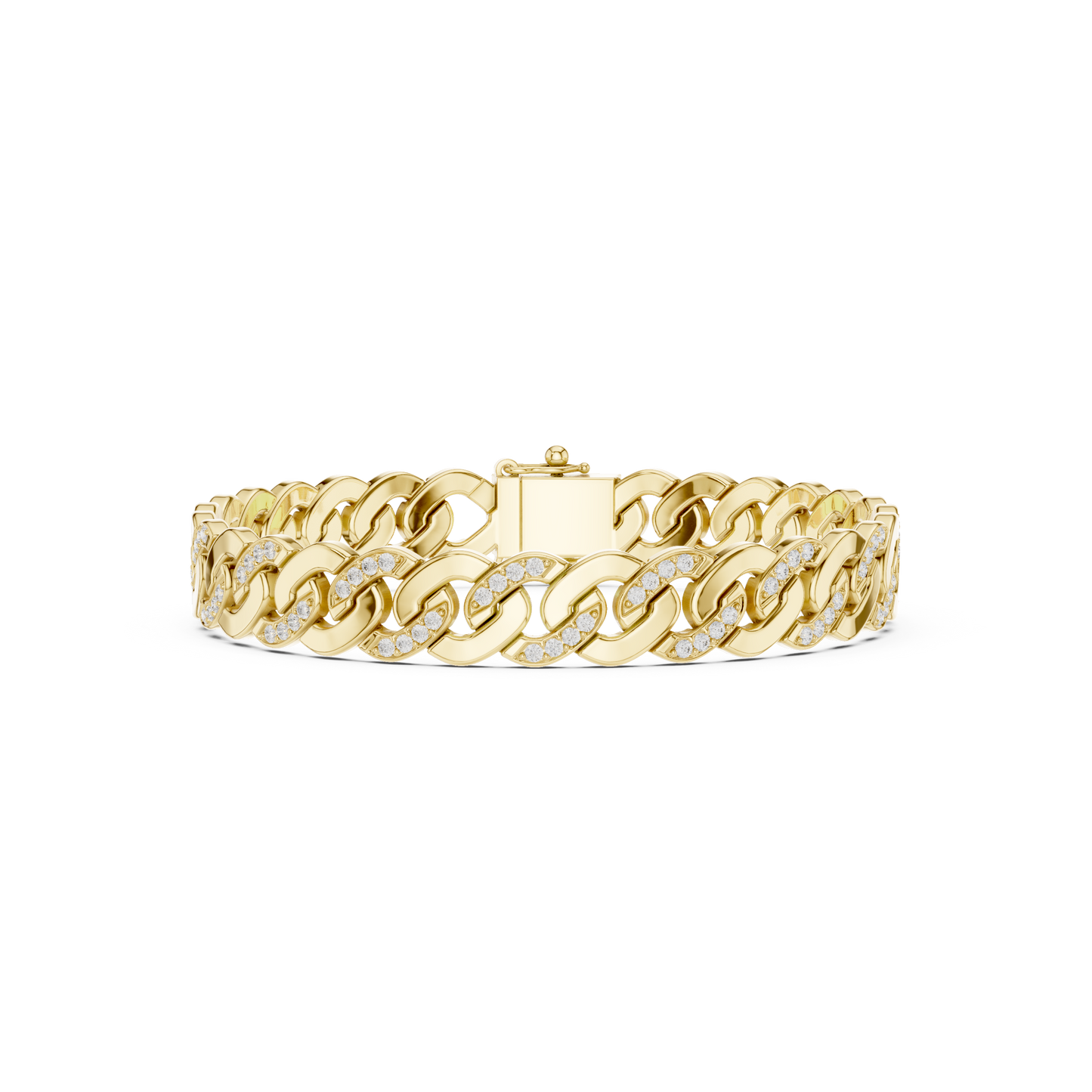 JÄGER JEWEL Sovereign Link Diamond Bracelet – JÄGER Metal