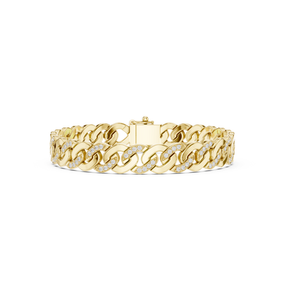 JÄGER JEWEL Sovereign Link Diamond Bracelet – JÄGER Metal