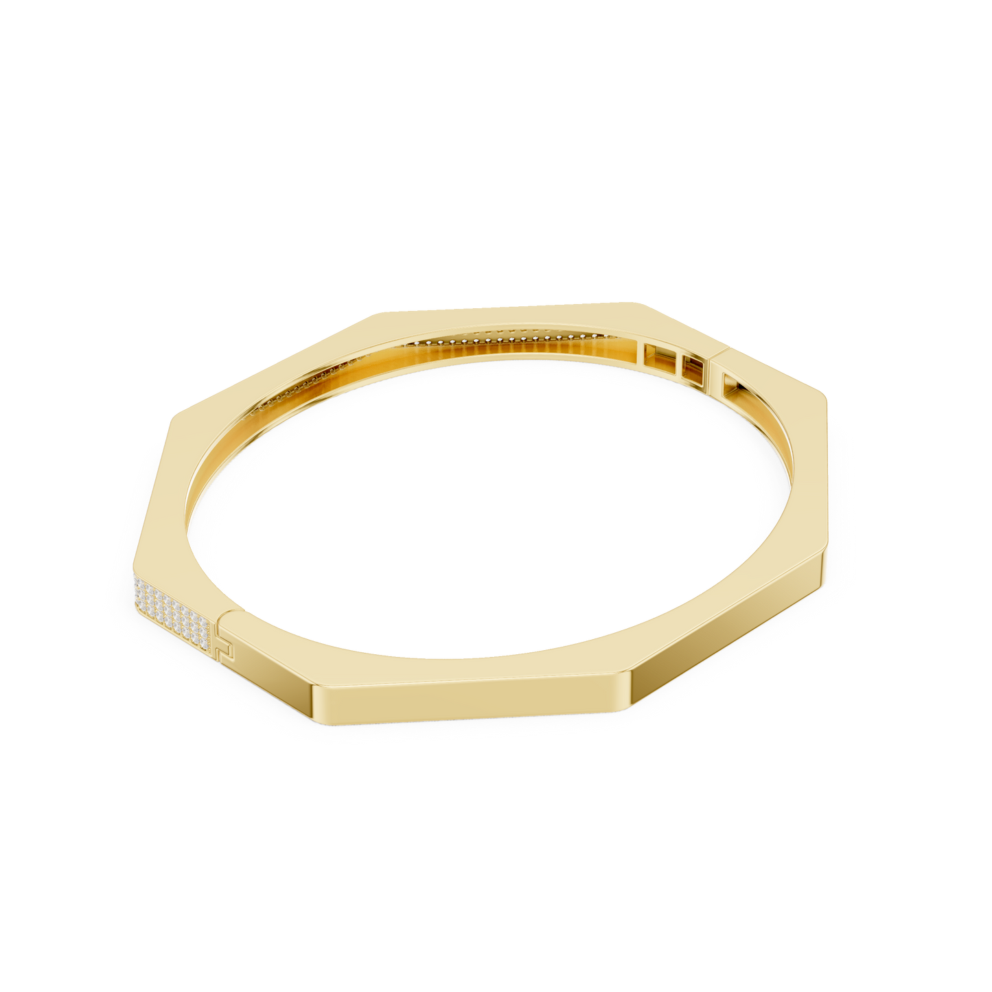 JÄGER JEWEL Hexa Crest Diamond Bangle – JÄGER Metal