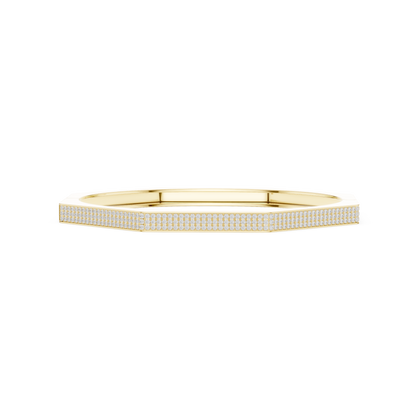 JÄGER JEWEL Hexa Crest Diamond Bangle – JÄGER Metal