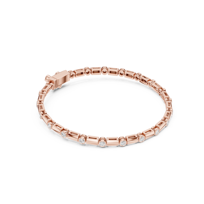 JÄGER JEWEL Aureate Station Diamond Bracelet – JÄGER Metal