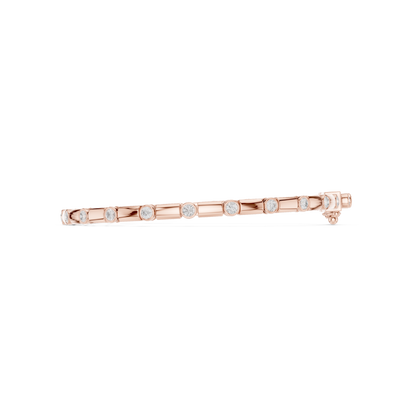 JÄGER JEWEL Aureate Station Diamond Bracelet – JÄGER Metal