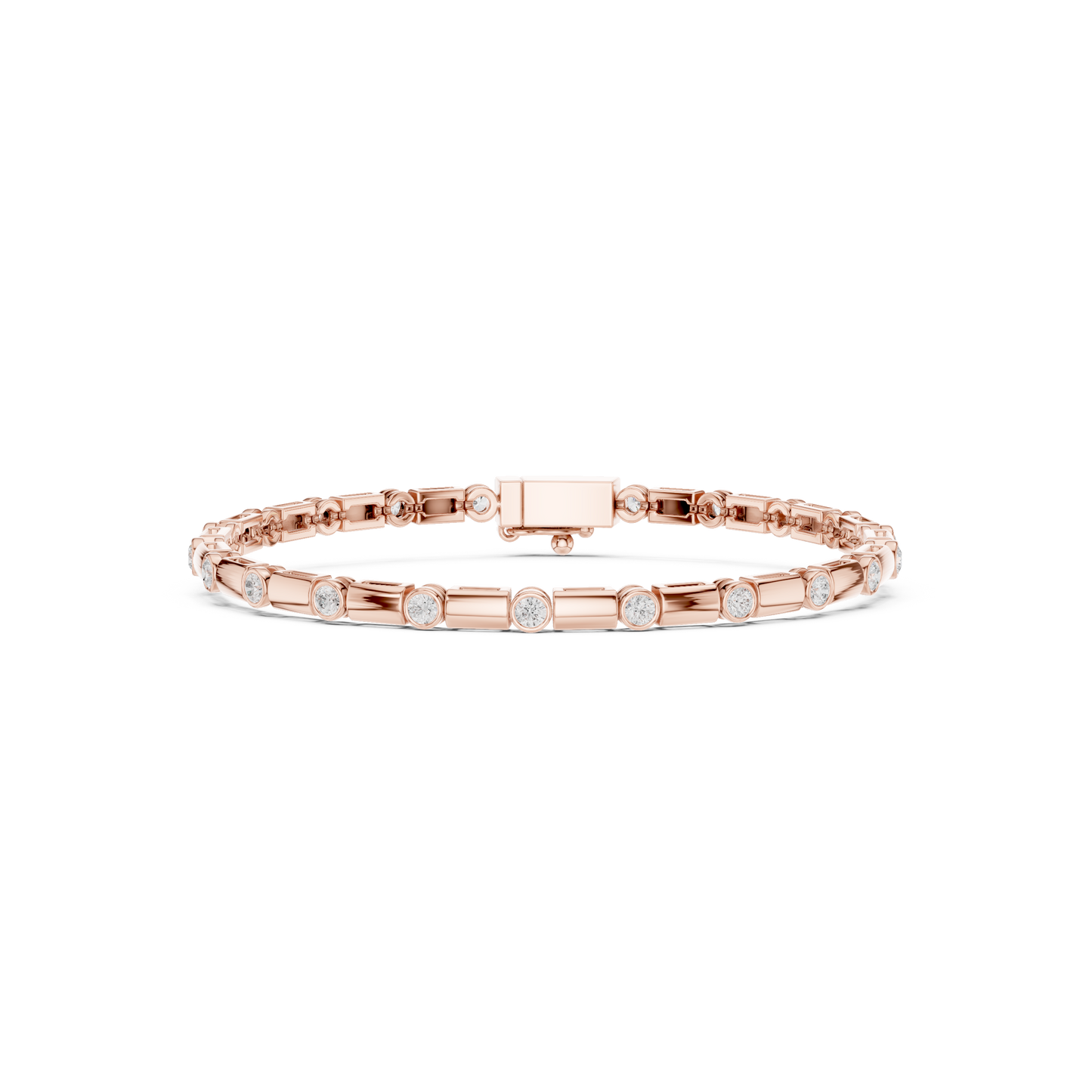 JÄGER JEWEL Aureate Station Diamond Bracelet – JÄGER Metal