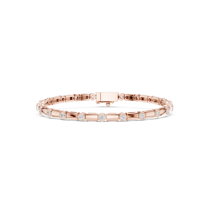 JÄGER JEWEL Aureate Station Diamond Bracelet – JÄGER Metal