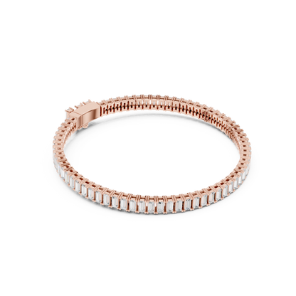JÄGER JEWEL Elara Éclat Emerald Line Bracelet – JÄGER Metal
